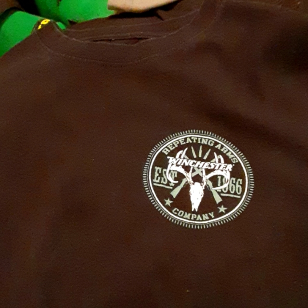 A black Winchester shirt
